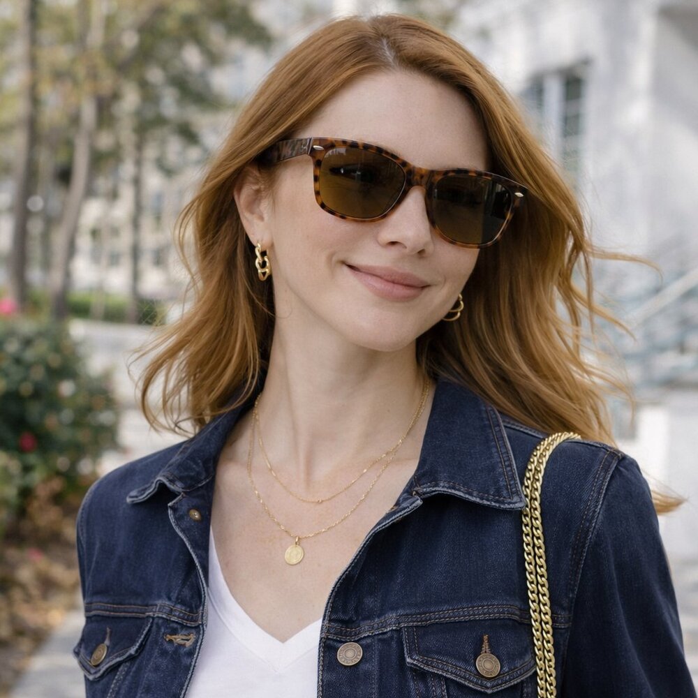 Paul Smith Polarized Bronze Tortoise Shell Sunglasses